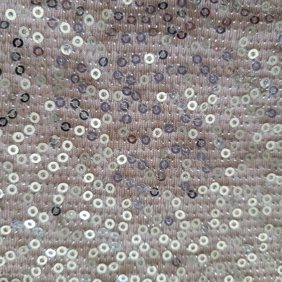 Express Sequin Tank Top Light Pink - Picture 3 of 5